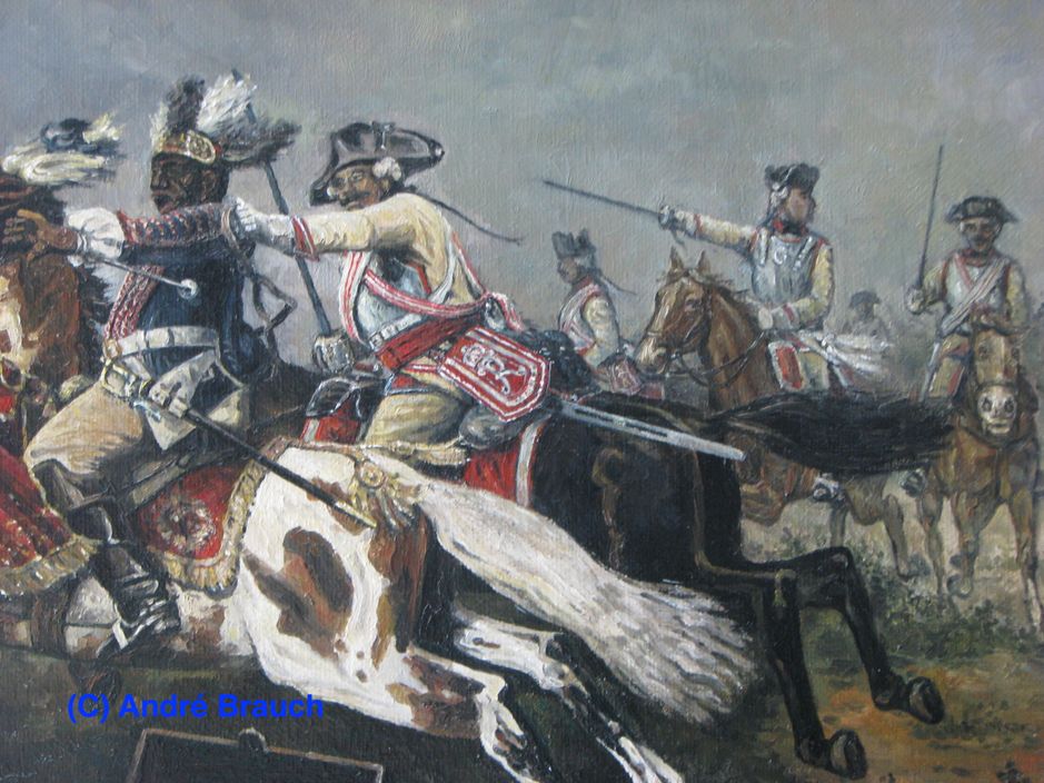 Schlacht bei Roßbach am 5. November 1757